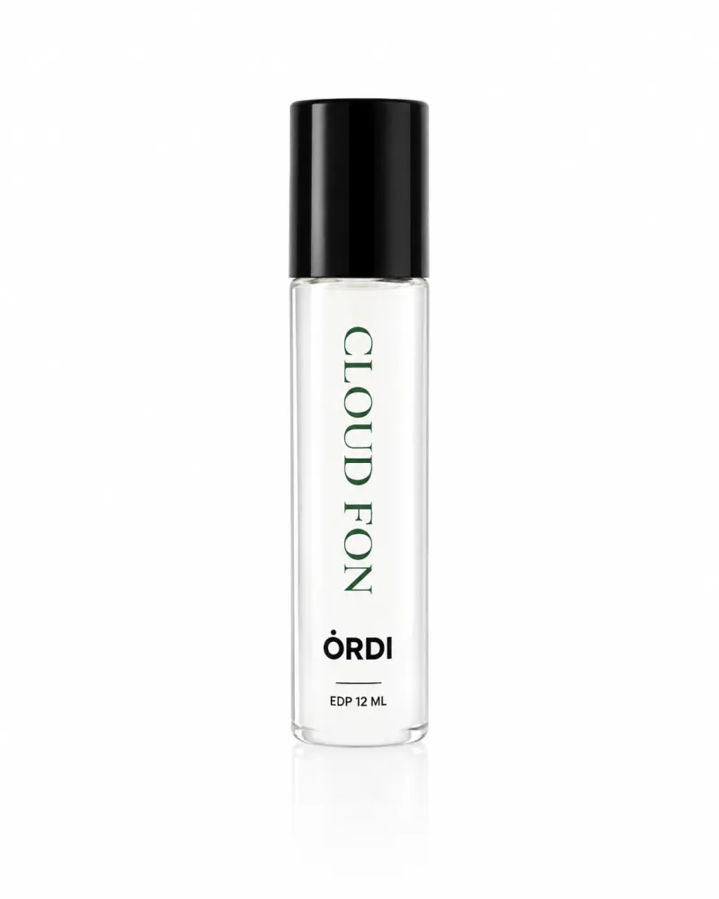 CLOUD FON 12ml eau de parfum against studio white