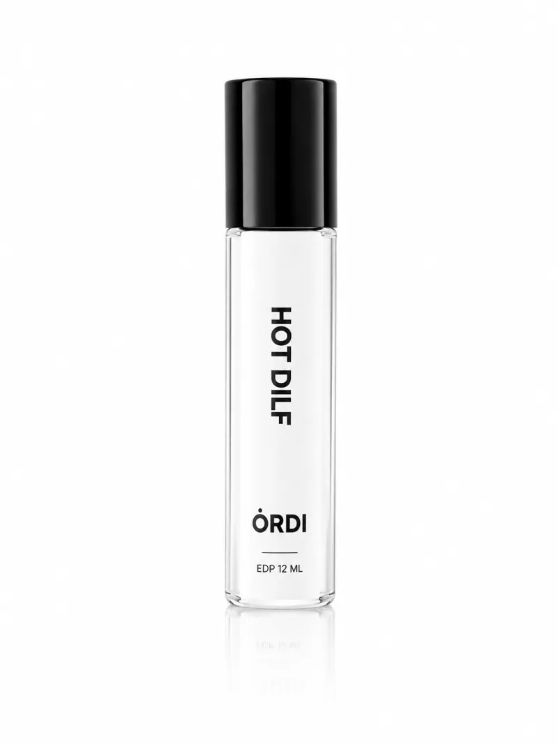 HOT DILF 12ml eau de parfum against studio white